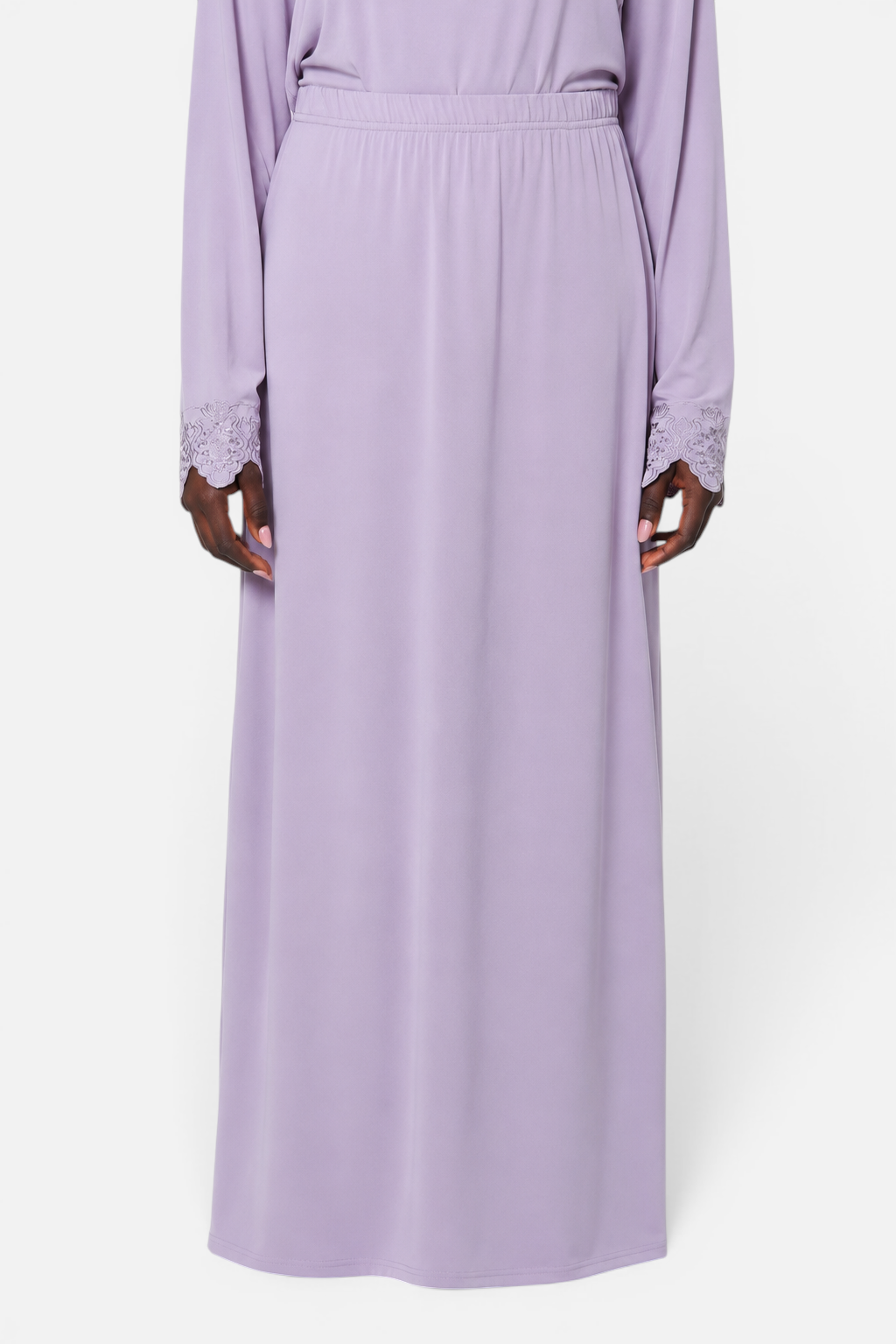 SERINE MODAL SKIRT <span>PURPLE FOG</span>