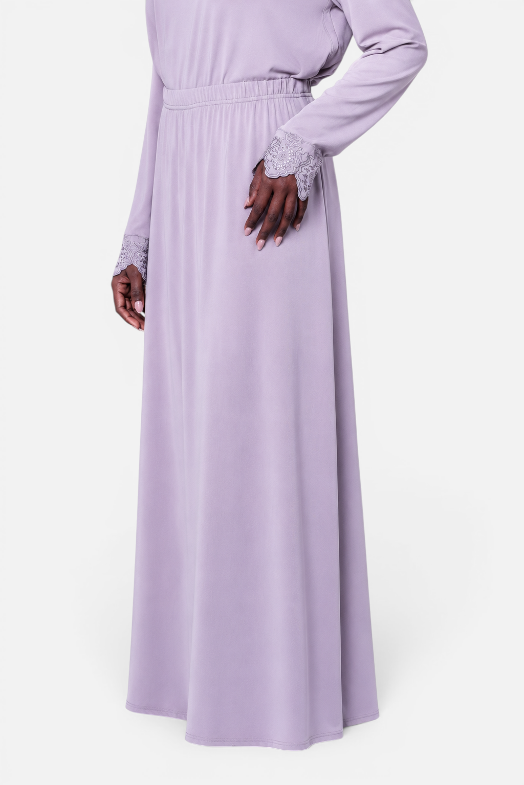 SERINE MODAL SKIRT <span>PURPLE FOG</span>