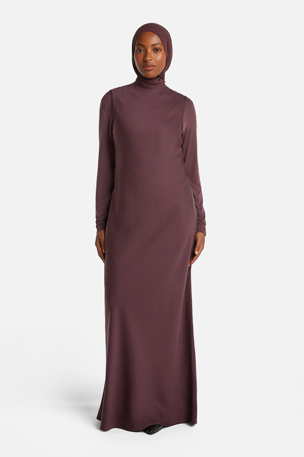 RANA SLEEVELESS DRESS <span>DARK MULBERRY</span>