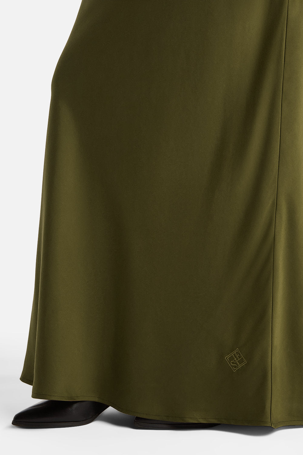 RANA SLEEVELESS DRESS <span>DEEP OLIVE</span>
