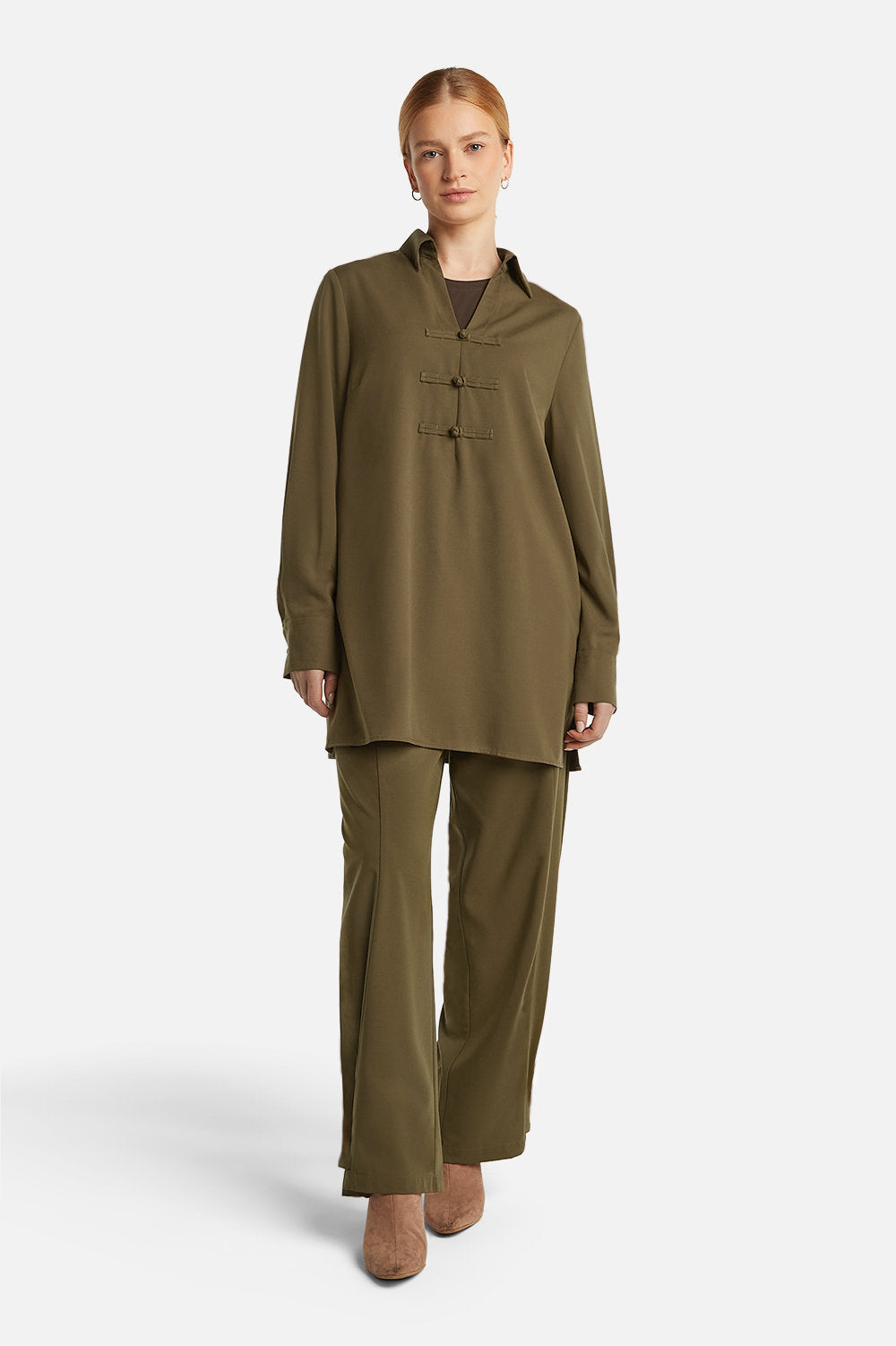 SAFA SHIRT <span>DEEP OLIVE</span>