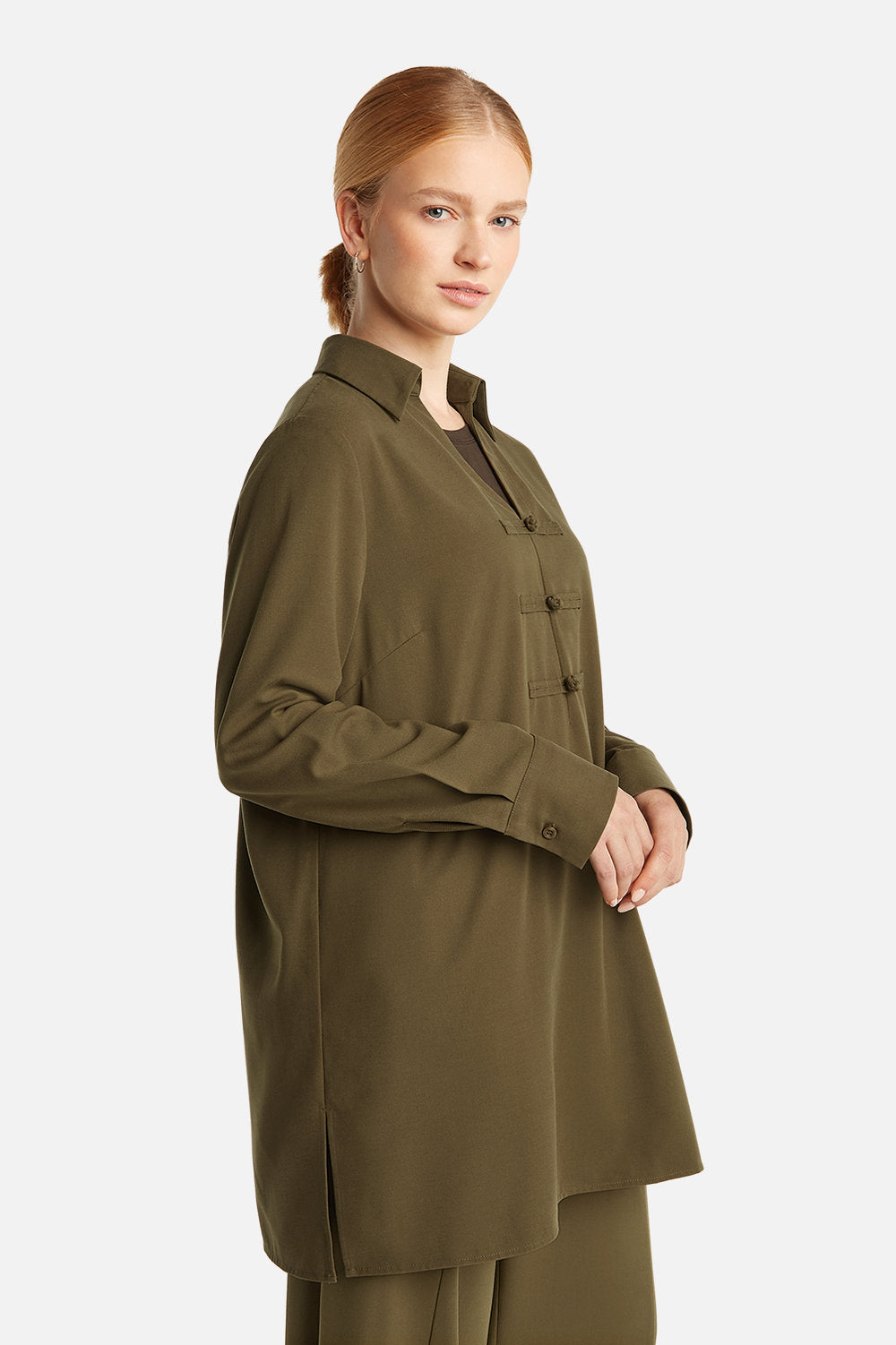 SAFA SHIRT <span>DEEP OLIVE</span>