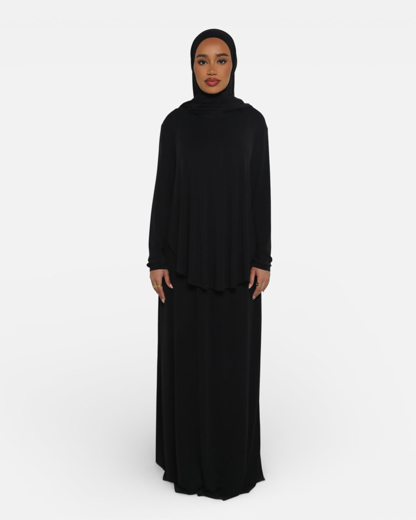 SERINE MODAL SKIRT <span>BLACK</span>