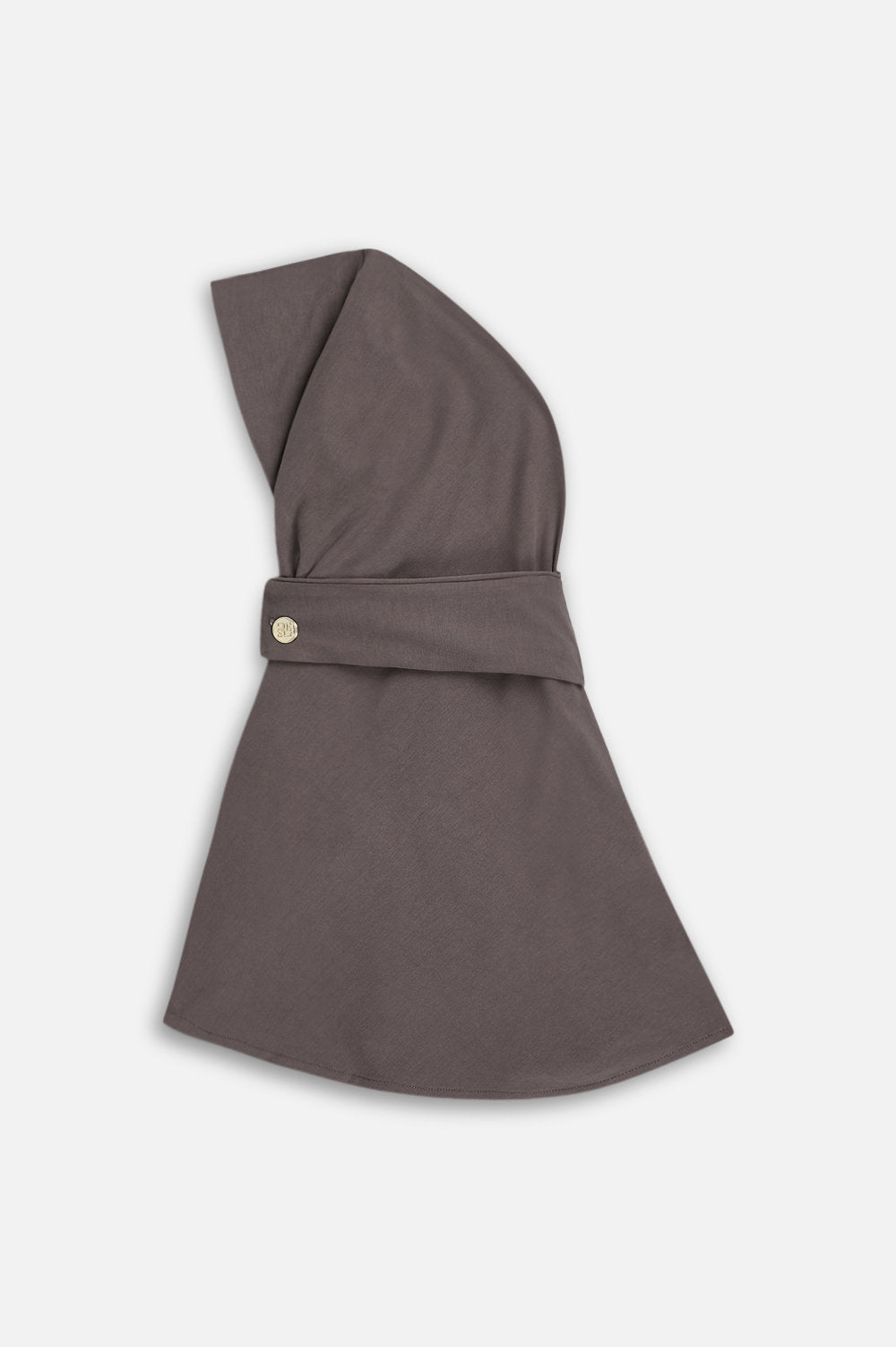 MODAL PULL ON SCARF SHORT <span>SMOKEY TAUPE</span>