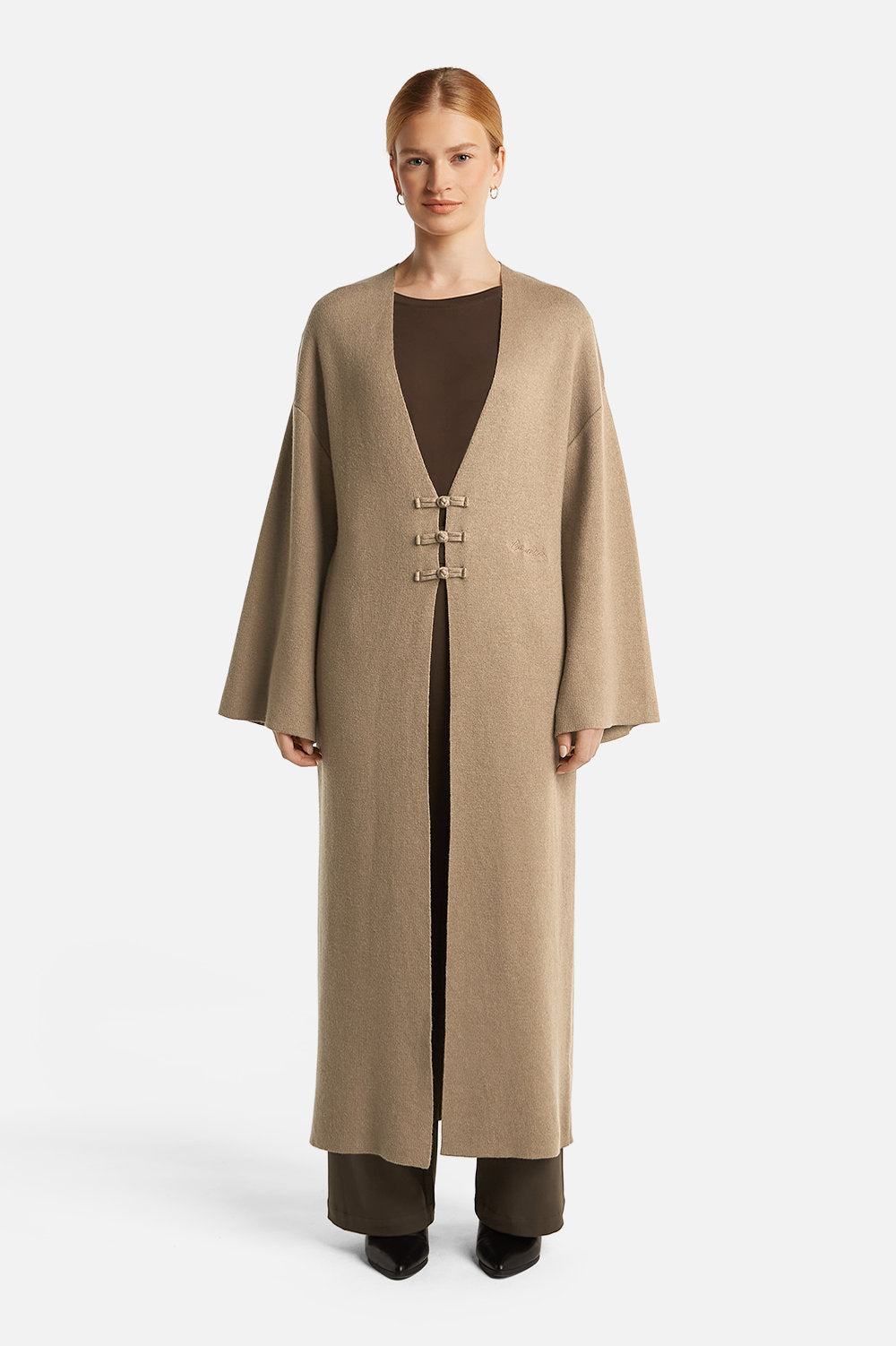 ZINEB CARDIGAN <span>WARM TAUPE</span>