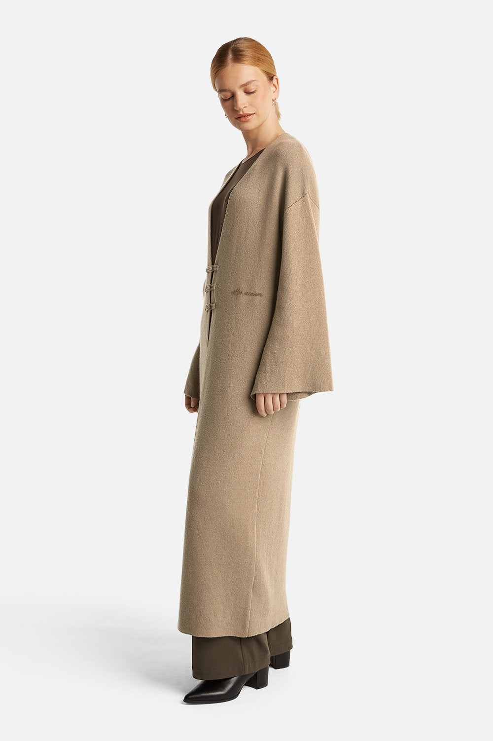 ZINEB CARDIGAN <span>WARM TAUPE</span>
