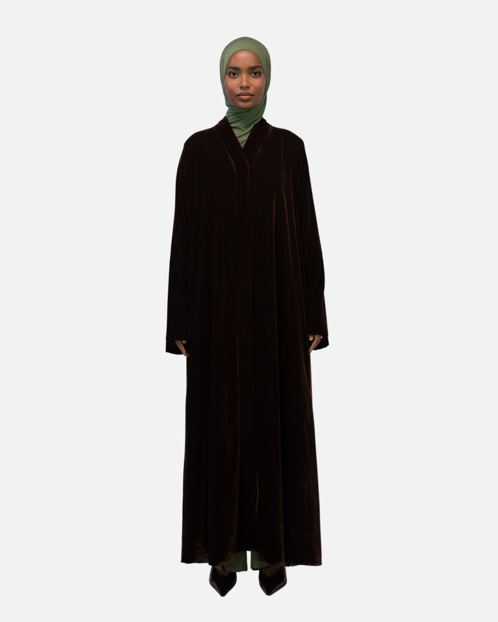 LEONA ABAYA <span>BROWN</span>