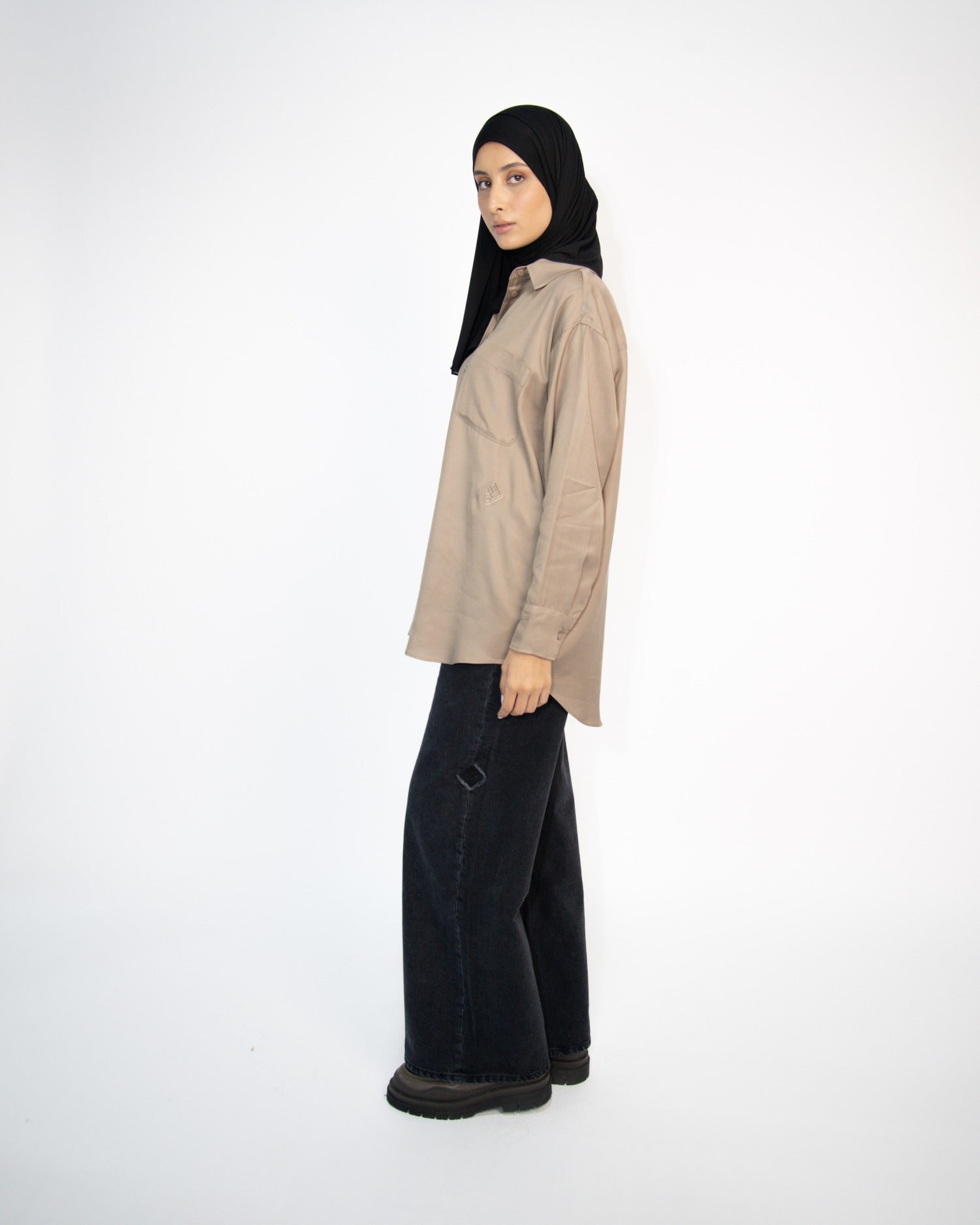 MARLY BLOUSE ASH TAUPE