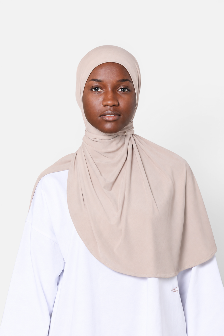 MODAL PULL ON SCARF LONG <span>CHAMPAGNE BEIGE</span>