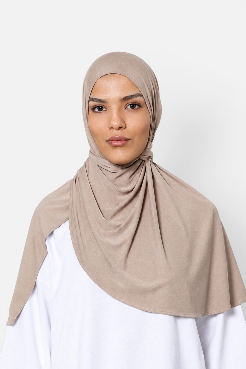 MODAL PULL ON SCARF LONG <span>KHAKI</span>