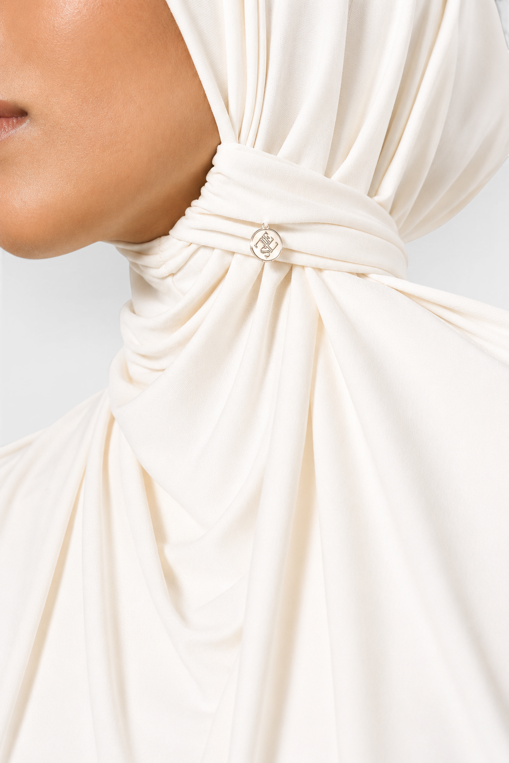 MODAL PULL ON SCARF LONG <span>OFF WHITE</span>