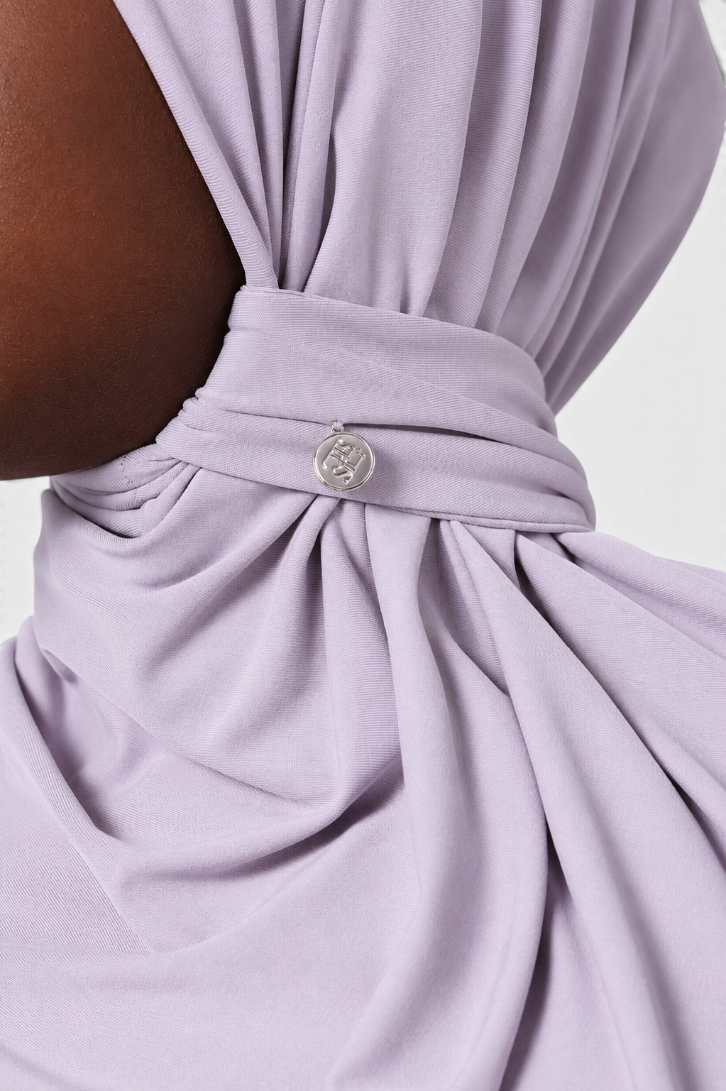MODAL PULL ON SCARF LONG <span>PURPLE FOG</span>