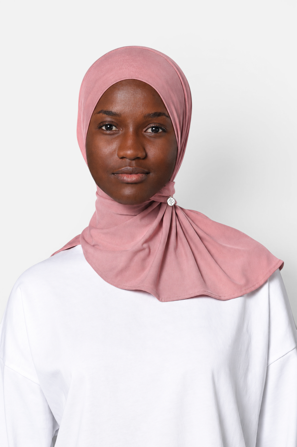 MODAL PULL ON SCARF SHORT <span>DUSTY ROSE</span>
