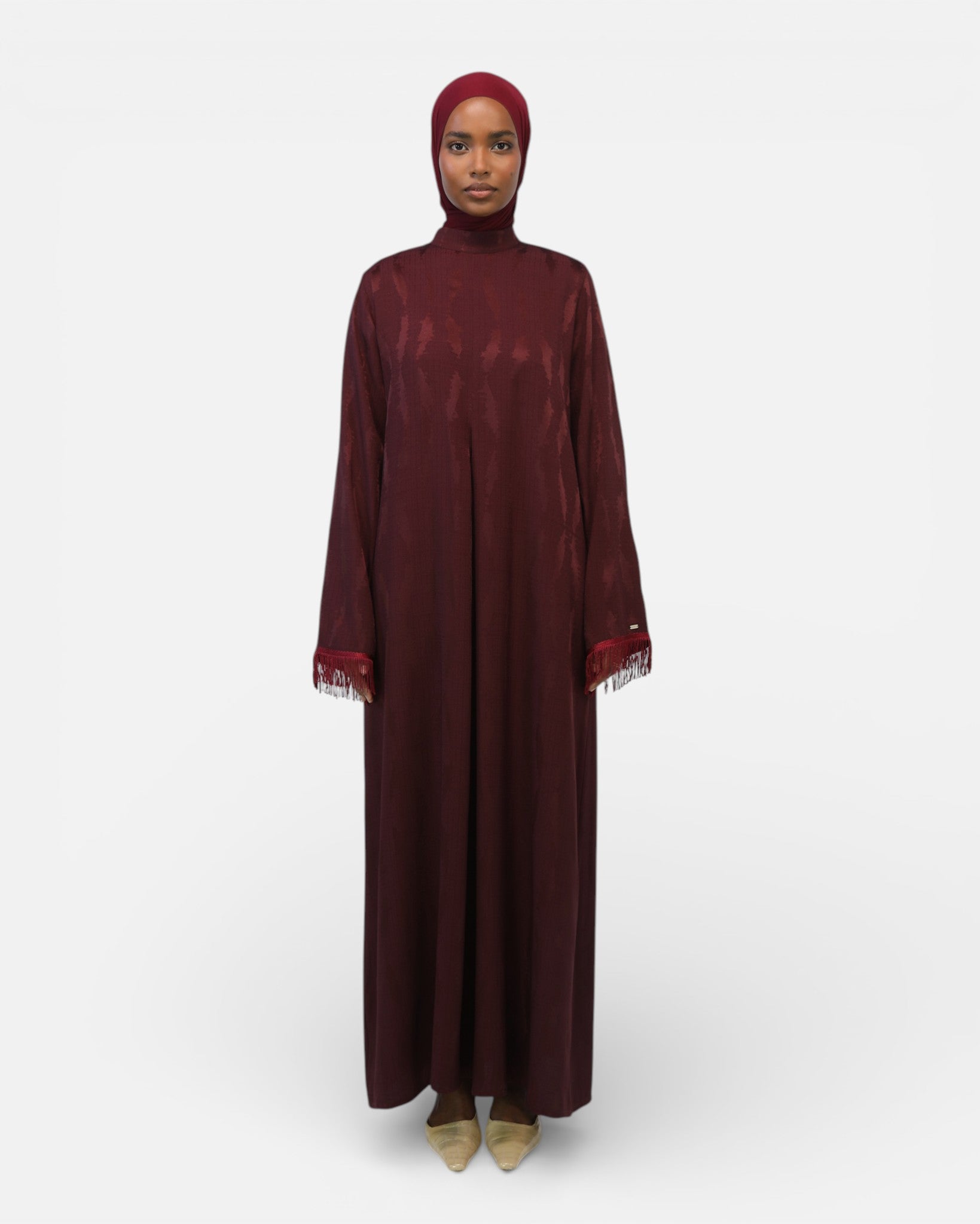 SORAYA DRESS <span>BURGUNDY</span>