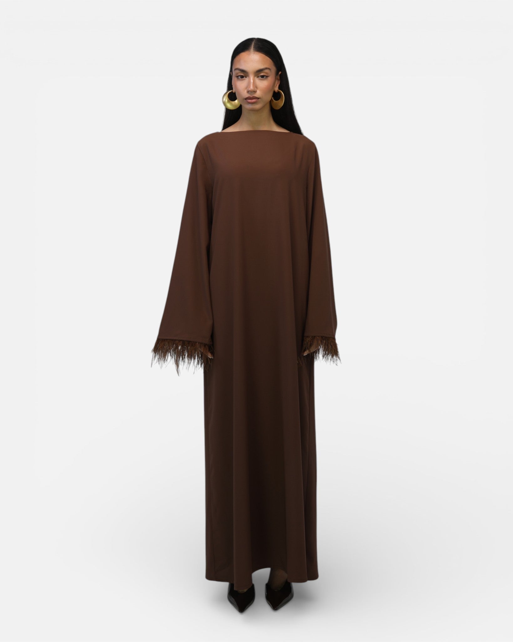 TAYMA DRESS <span>CHESTNUT</span>